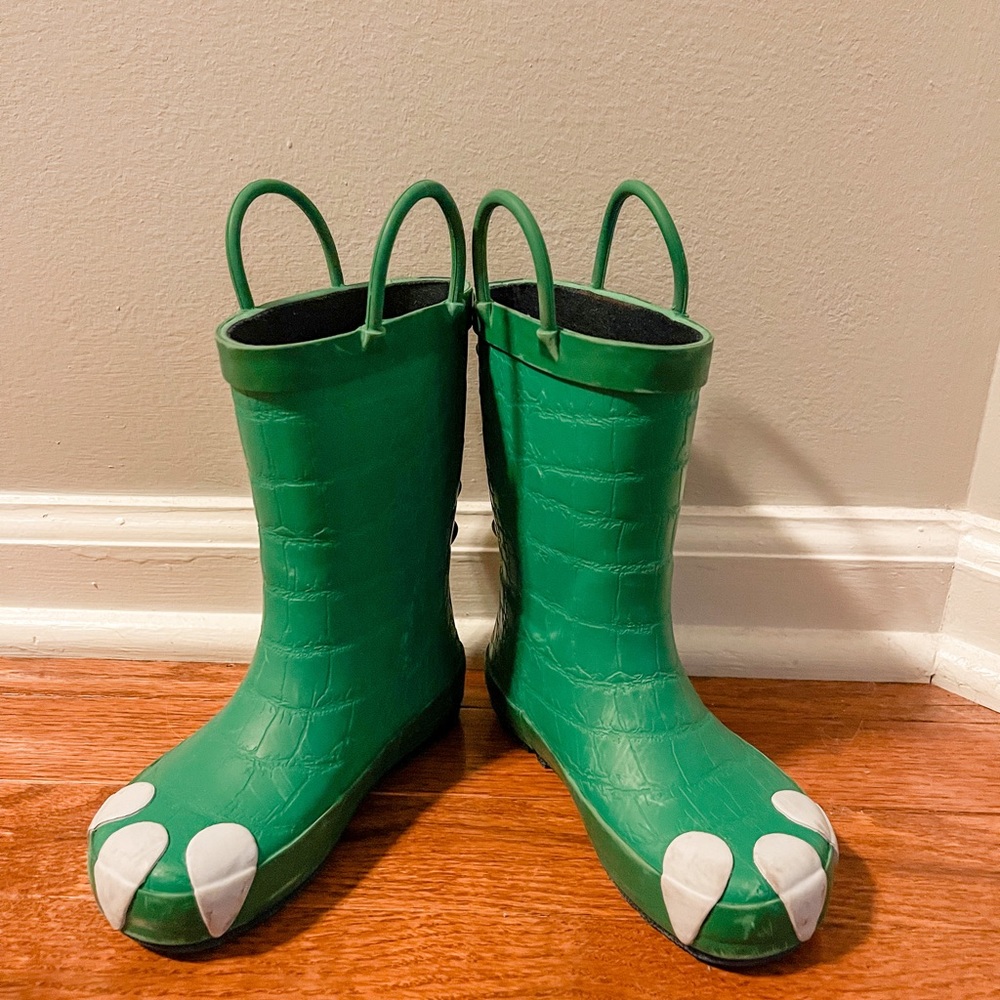 Kids Dino Rainboots